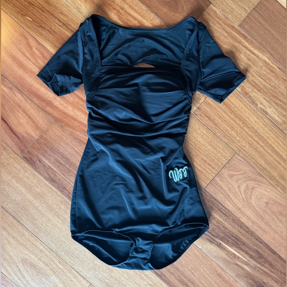 Dance and Sway Woman’s Latin Black Leotard. Brand New with tag.